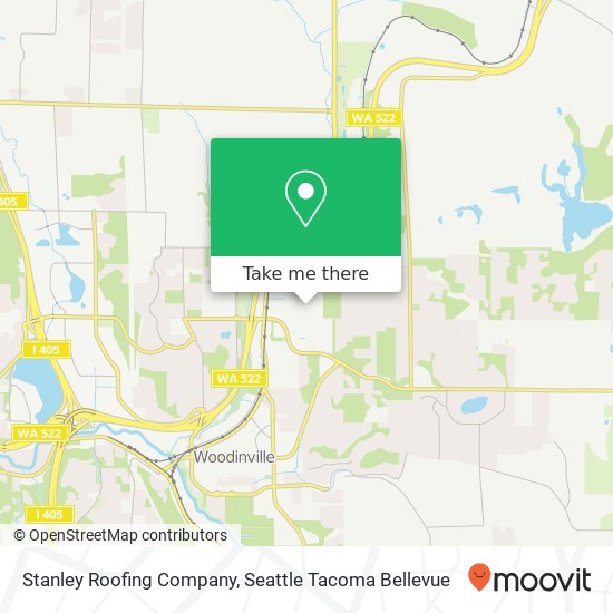 Stanley Roofing Company map