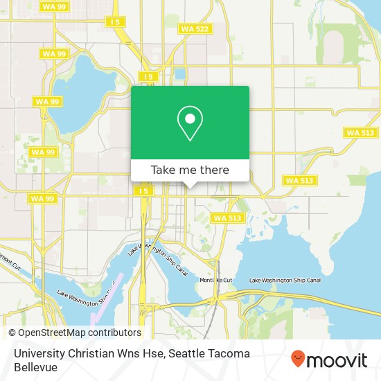 University Christian Wns Hse map