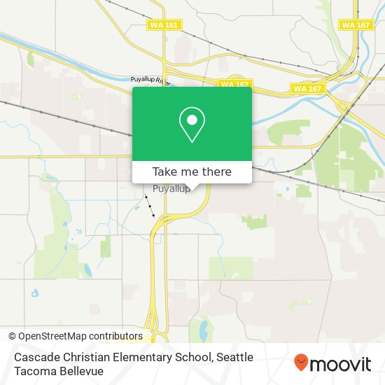 Cascade Christian Elementary School map