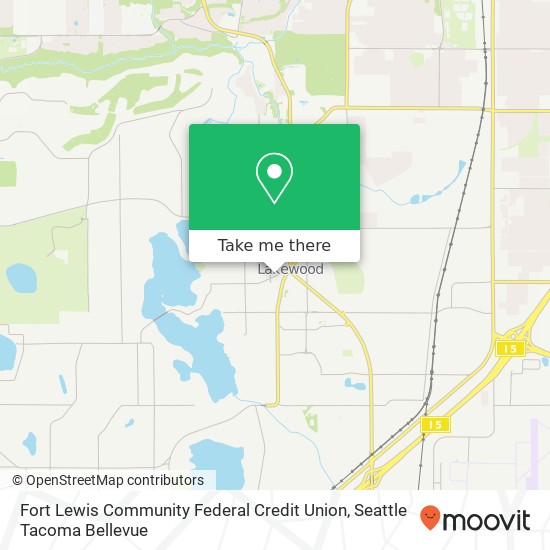 Mapa de Fort Lewis Community Federal Credit Union