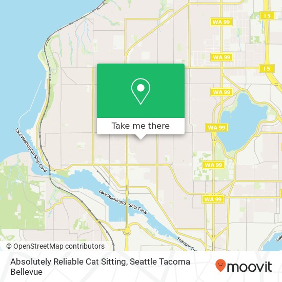 Absolutely Reliable Cat Sitting map