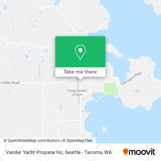 Vander Yacht Propane Inc map