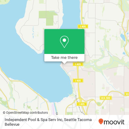 Independent Pool & Spa Serv Inc map