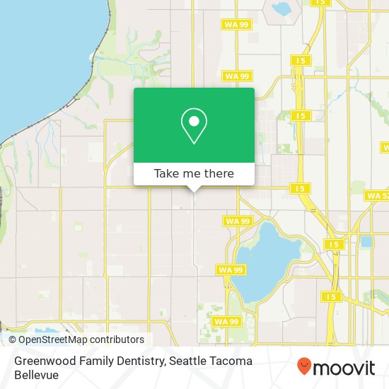 Mapa de Greenwood Family Dentistry