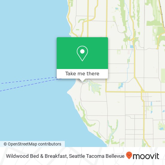 Mapa de Wildwood Bed & Breakfast