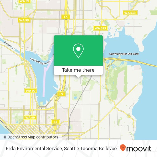 Erda Enviromental Service map