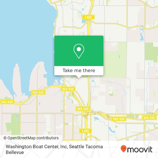 Washington Boat Center, Inc map