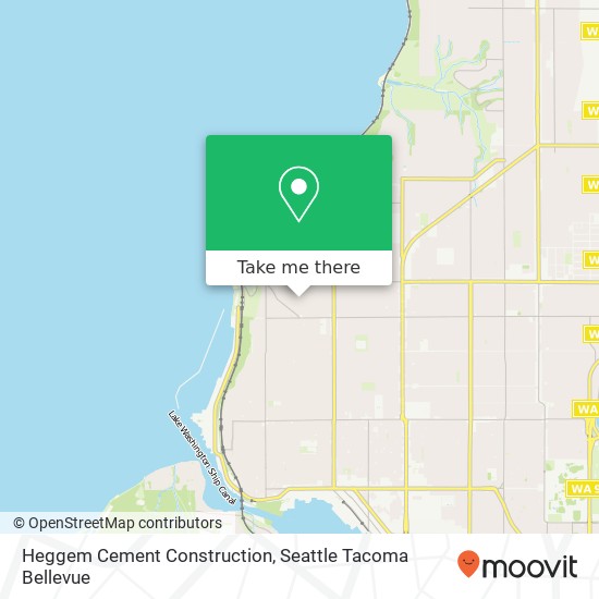 Heggem Cement Construction map