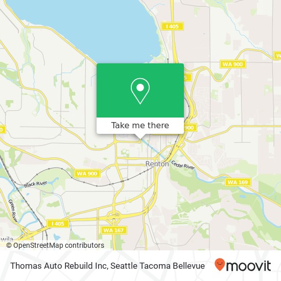 Thomas Auto Rebuild Inc map