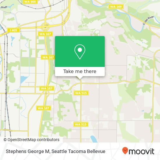 Stephens George M map