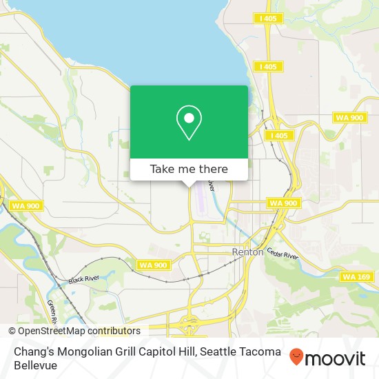 Chang's Mongolian Grill Capitol Hill map