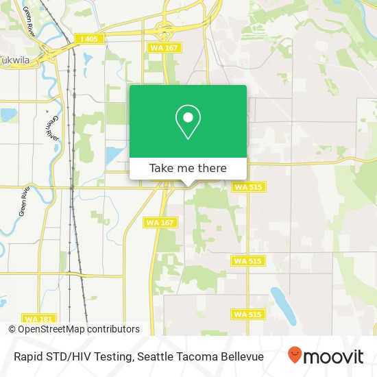 Rapid STD/HIV Testing map