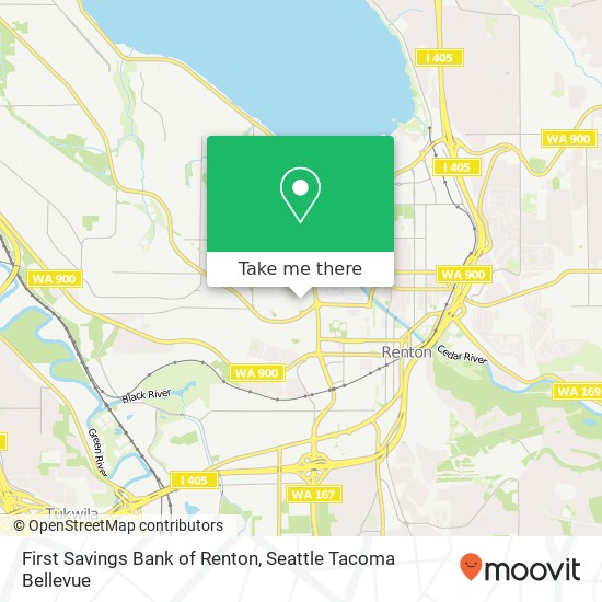 First Savings Bank of Renton map