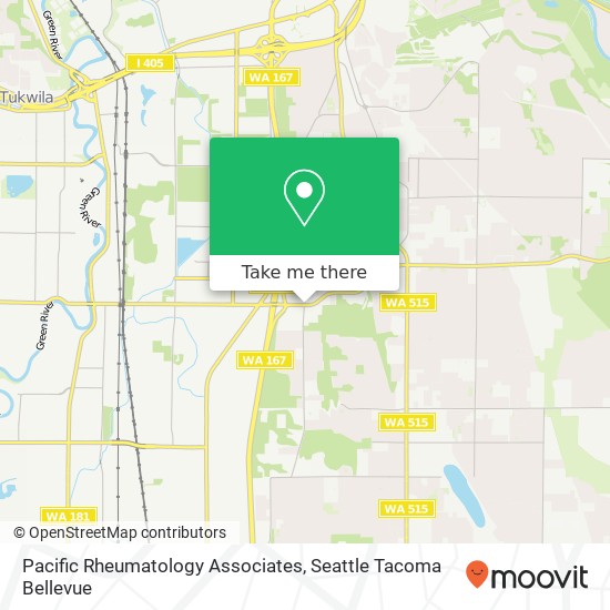 Pacific Rheumatology Associates map