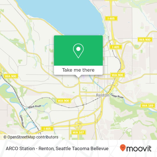 ARCO Station - Renton map