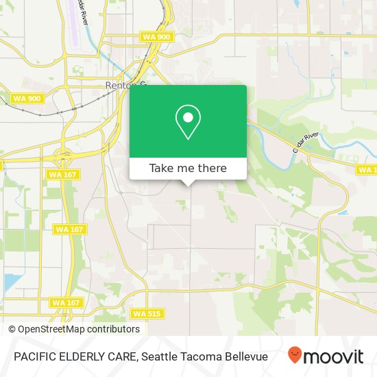 PACIFIC ELDERLY CARE map