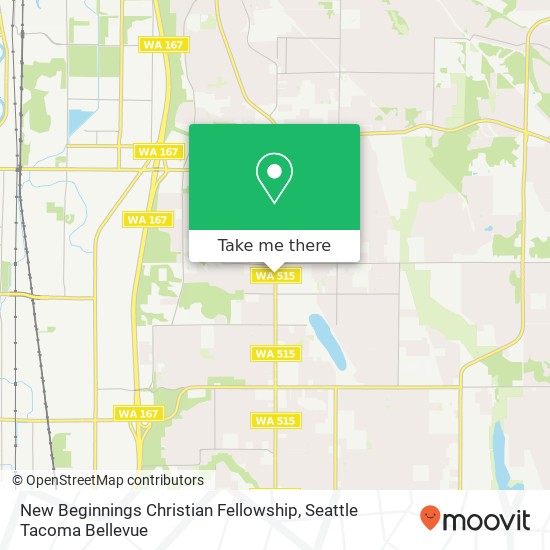 New Beginnings Christian Fellowship map