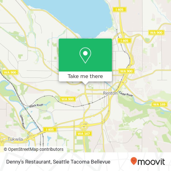 Mapa de Denny's Restaurant