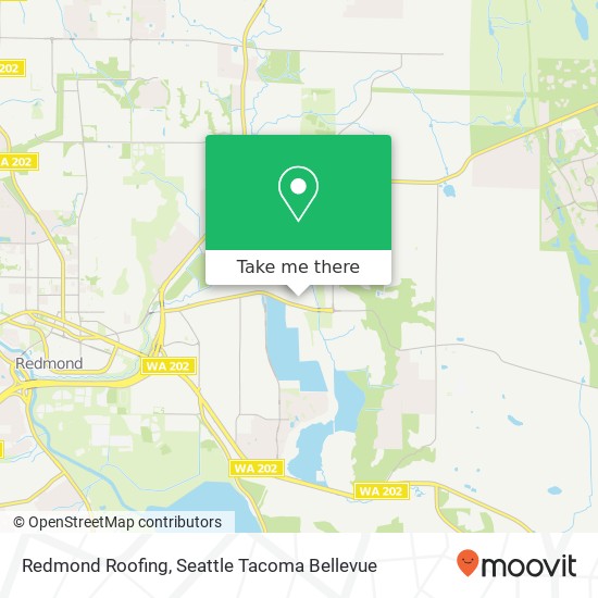 Mapa de Redmond Roofing