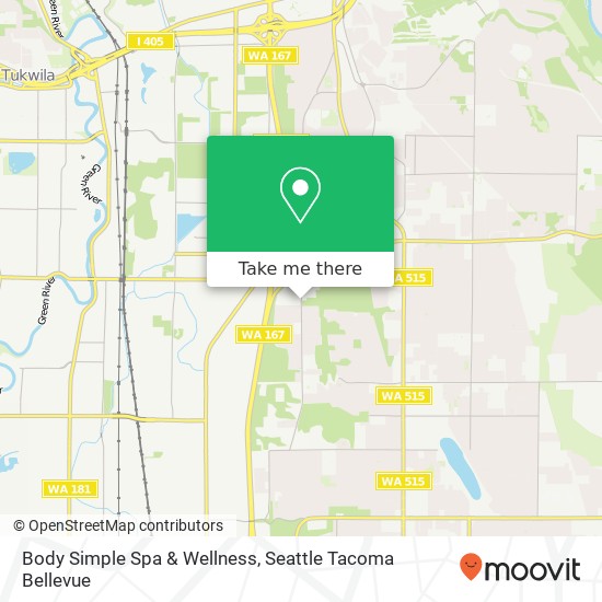 Mapa de Body Simple Spa & Wellness