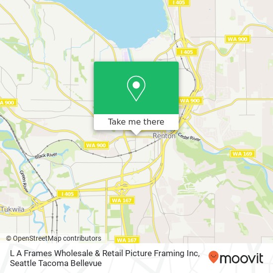 L A Frames Wholesale & Retail Picture Framing Inc map