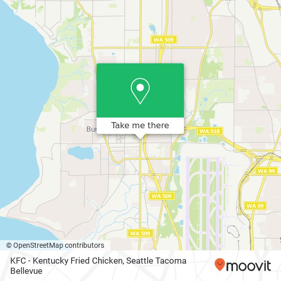 KFC - Kentucky Fried Chicken map