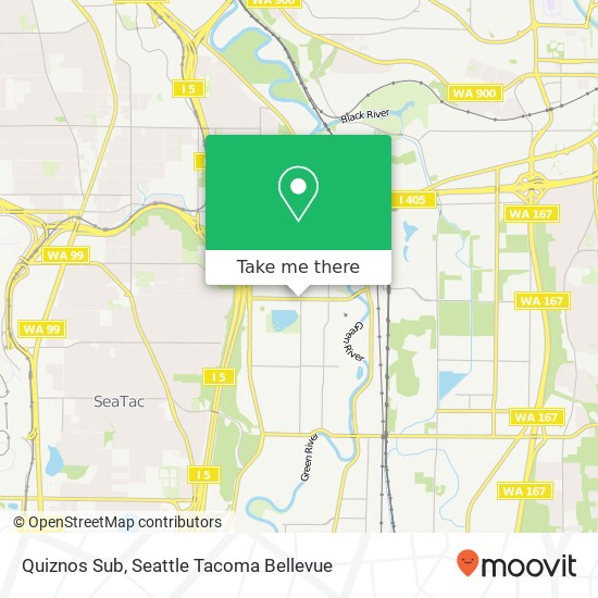 Quiznos Sub map