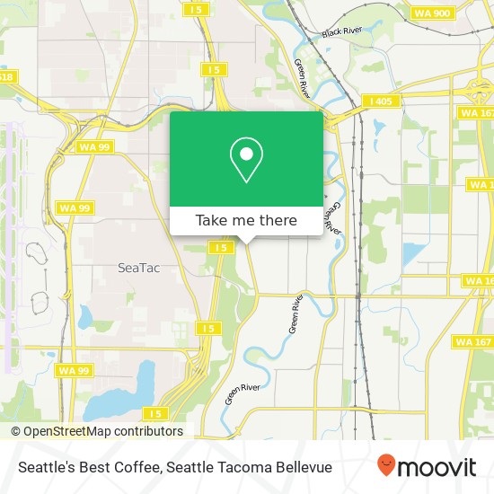 Mapa de Seattle's Best Coffee