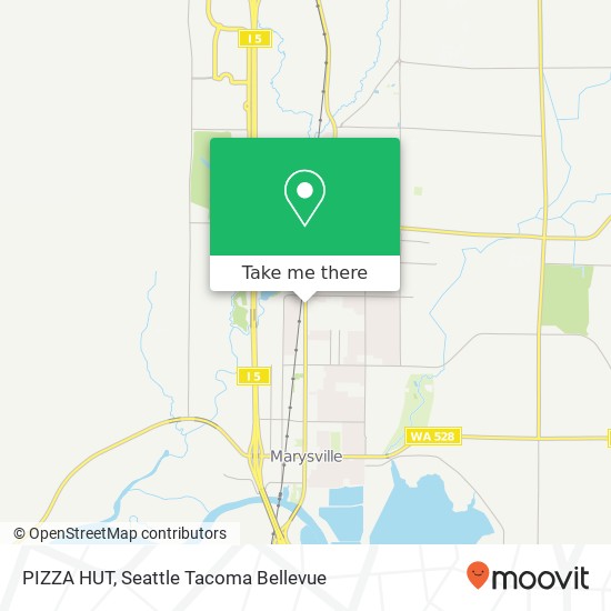 PIZZA HUT map