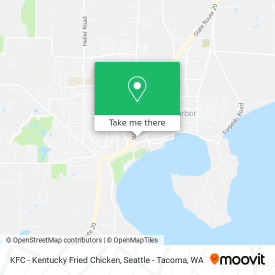 KFC - Kentucky Fried Chicken map