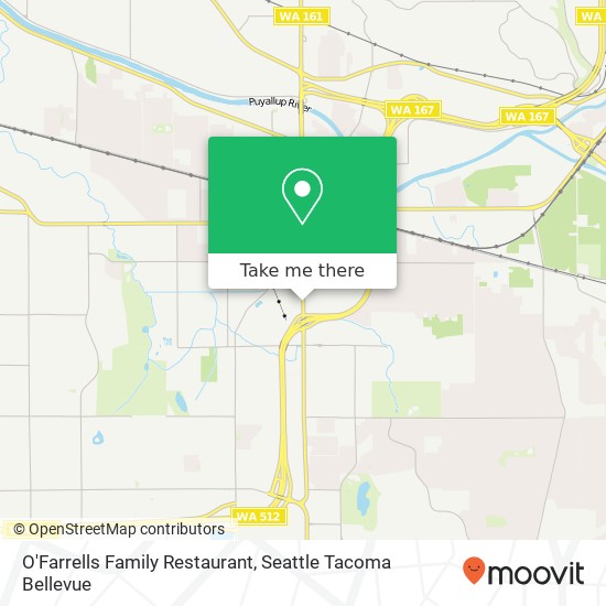 Mapa de O'Farrells Family Restaurant