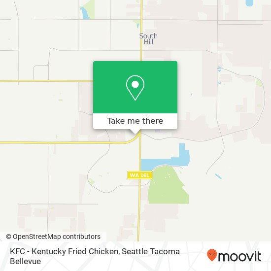 Mapa de KFC - Kentucky Fried Chicken