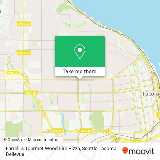 Mapa de Farrelli's Tourmet Wood Fire Pizza