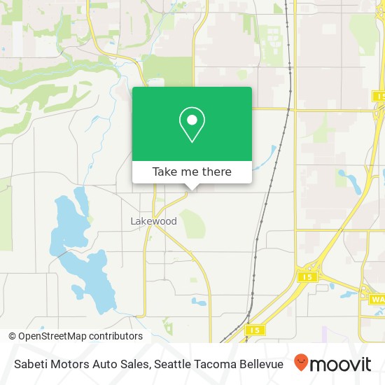 Sabeti Motors Auto Sales map