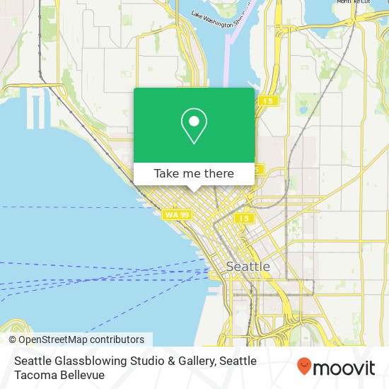 Mapa de Seattle Glassblowing Studio & Gallery