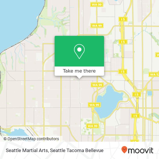 Mapa de Seattle Martial Arts