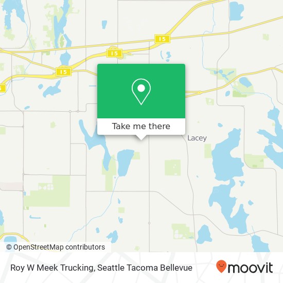 Mapa de Roy W Meek Trucking