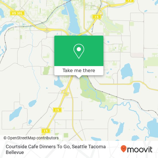 Mapa de Courtside Cafe Dinners To Go