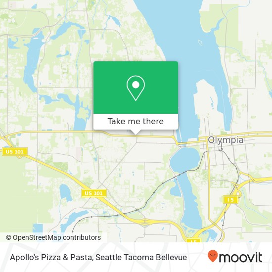 Apollo's Pizza & Pasta map