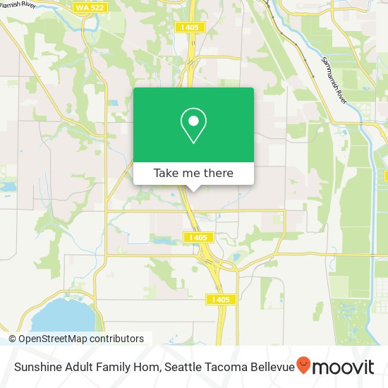 Sunshine Adult Family Hom map