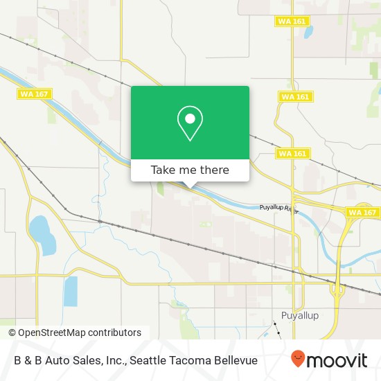 B & B Auto Sales, Inc. map