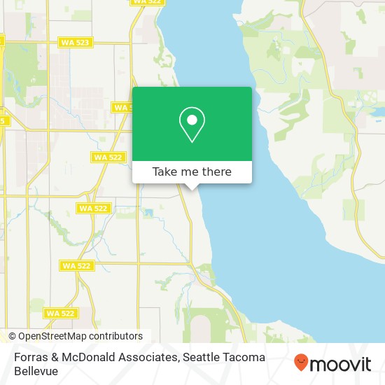 Mapa de Forras & McDonald Associates