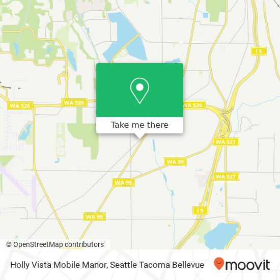 Holly Vista Mobile Manor map