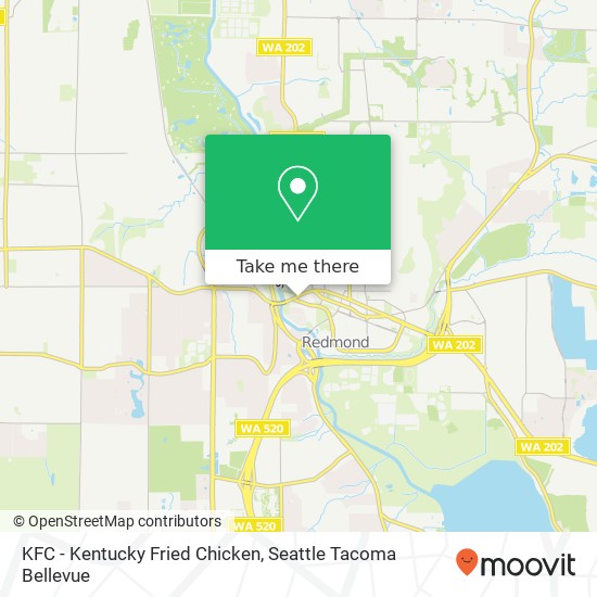 Mapa de KFC - Kentucky Fried Chicken