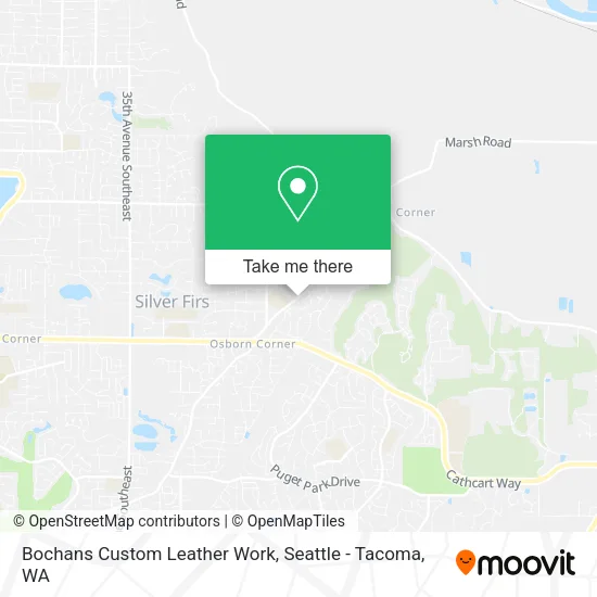 Bochans Custom Leather Work map