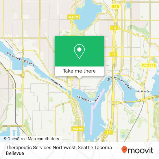 Mapa de Therapeutic Services Northwest