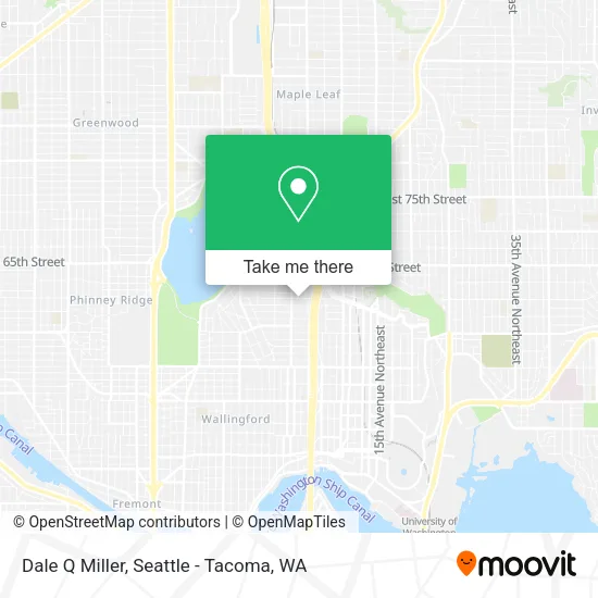 Dale Q Miller map