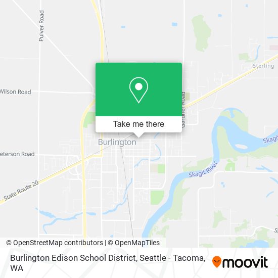 Burlington Edison School District map