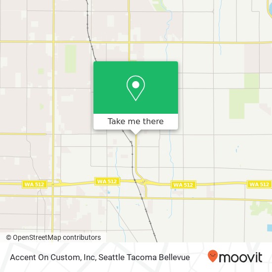 Mapa de Accent On Custom, Inc