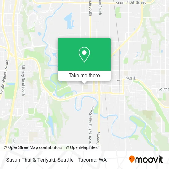 Mapa de Savan Thai & Teriyaki